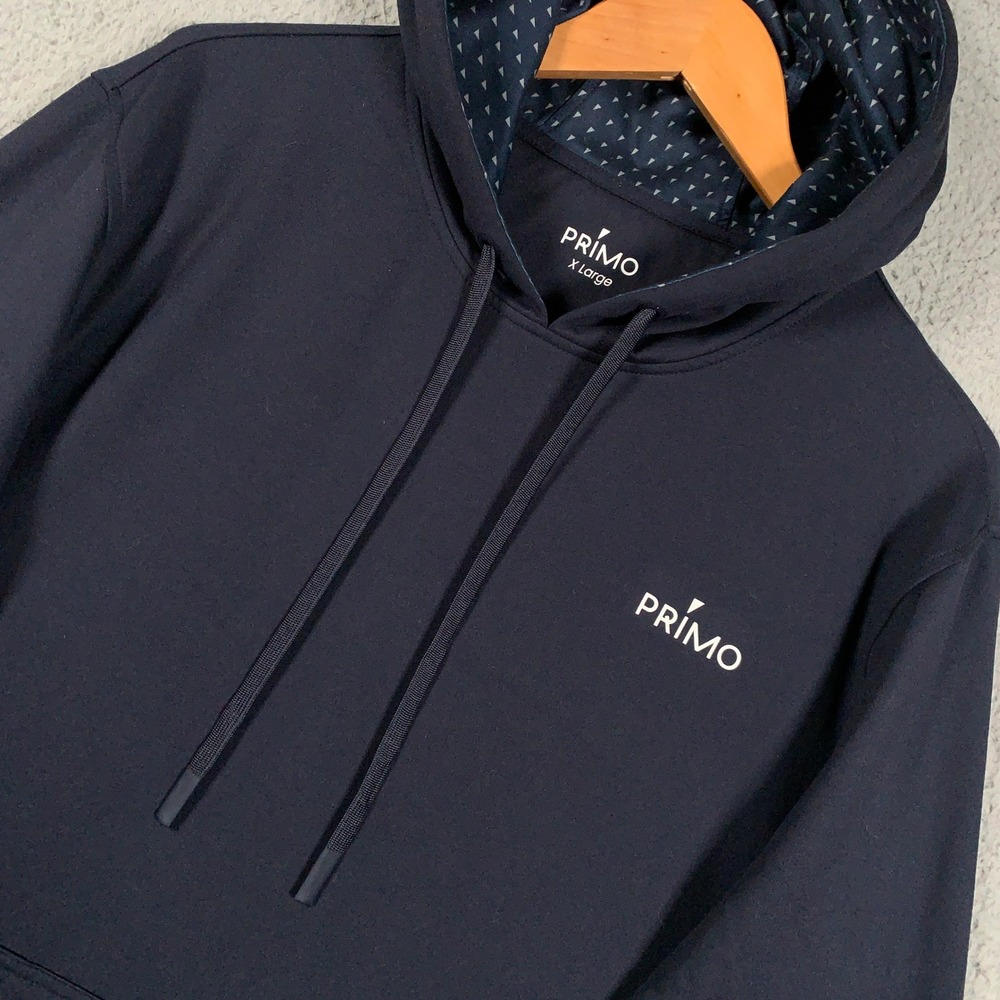 Primo Golf Performance Hoodie Mens XL Navy Blue Long Sleeve Athletic Activewear